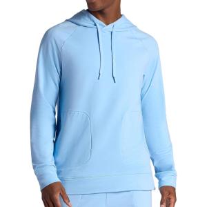 image:imageGaiam Mens Lotus Oblong Hoodie Relaxed Fit Stretch Heavyweight Terry MaterialPlacid Blue