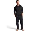 image:imageGaiam Mens Restorative Hoodie Relaxed Fit Stretch Heavyweight Fleece MaterialBlack