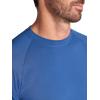 image:imageGaiam Mens Supine Crewneck Top Relaxed Fit Stretch Midweight MaterialTrue Navy