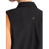 image:imageGaiam Womens On The Move Woven Tank Top Standard Fit Stretch Lightweight MaterialBlack Tap Shoe