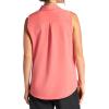 image:imageGaiam Womens On The Move Woven Tank Top Standard Fit Stretch Lightweight MaterialSpiced Coral
