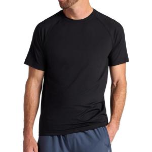 image:imageGaiam Mens Supine Crewneck Top Relaxed Fit Stretch Midweight MaterialBlack