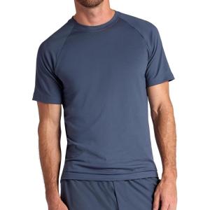 image:imageGaiam Mens Supine Crewneck Top Relaxed Fit Stretch Midweight MaterialCool Grey