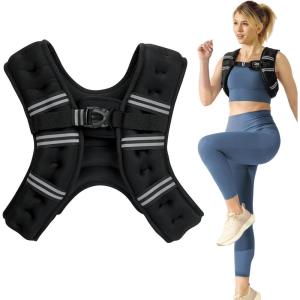 image:imageGaiam Weighted Vest for Women and Men Adjustable Weighted Workout Vest for Walking Running Strength TrainingCoreFlex