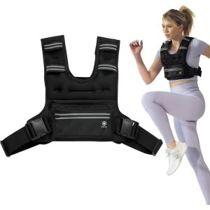 image:imageGaiam Weighted Vest for Women and Men Adjustable Weighted Workout Vest for Walking Running Strength TrainingPrecisionFit