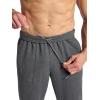 image:imageGaiam Mens Comfort Jogger Relaxed Fit 30 Inseam Stretch Heavyweight MaterialCharcoal Heather