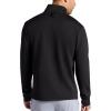 image:imageGaiam Mens Recovery Long Sleeve QuarterZip Standard Fit Midweight Breathable MaterialBlack