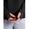 image:imageGaiam Mens Recovery Long Sleeve QuarterZip Standard Fit Midweight Breathable MaterialBlack