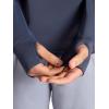 image:imageGaiam Mens Recovery Long Sleeve QuarterZip Standard Fit Midweight Breathable MaterialCool Grey