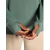 image:imageGaiam Mens Recovery Long Sleeve QuarterZip Standard Fit Midweight Breathable MaterialDuck Green