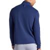 image:imageGaiam Mens Recovery Long Sleeve QuarterZip Standard Fit Midweight Breathable MaterialMedieval Blue