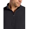 image:imageGaiam Mens Reform Long Sleeve Quarterzip Standard Fit Stretch Midweight MaterialBlack