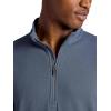 image:imageGaiam Mens Reform Long Sleeve Quarterzip Standard Fit Stretch Midweight MaterialCool Grey