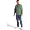 image:imageGaiam Mens Reform Long Sleeve Quarterzip Standard Fit Stretch Midweight MaterialDuck Green