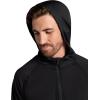 image:imageGaiam Mens Serenity Flow Long Sleeve Cowl Neck Quarterzip Hoodie Standard Fit Stretch Midweight MaterialBlack