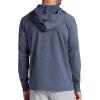 image:imageGaiam Mens Serenity Flow Long Sleeve Cowl Neck Quarterzip Hoodie Standard Fit Stretch Midweight MaterialCool Grey Heather