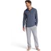 image:imageGaiam Mens Serenity Flow Long Sleeve Cowl Neck Quarterzip Hoodie Standard Fit Stretch Midweight MaterialCool Grey Heather