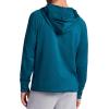 image:imageGaiam Mens Serenity Flow Long Sleeve Cowl Neck Quarterzip Hoodie Standard Fit Stretch Midweight MaterialSubmerged Heather