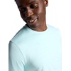 image:imageGaiam Mens Breathe Ease Short Sleeve Crewneck Top Standard Fit Stretch Heavyweight Performance MaterialPastel Turquoise Heather