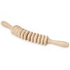 image:imageGaiam Restore 16 Curved Muscle Roller Stick Handheld Massage Roller with 12 Rolling Massagers for Muscle Recovery Wooden Cellulite Massager for Legs Back Arms amp Shoulders