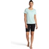 image:imageGaiam Womens Align Marled TShirt Relaxed Fit Stretch Midweight Heathered Material HighLow HemBlue Haze Heather