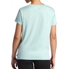 image:imageGaiam Womens Align Marled TShirt Relaxed Fit Stretch Midweight Heathered Material HighLow HemBlue Haze Heather