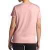 image:imageGaiam Womens Align Marled TShirt Relaxed Fit Stretch Midweight Heathered Material HighLow HemCandlelight Peach Heather
