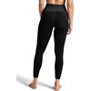 image:imageGaiam Womens Rib Mix HighRise 78 Legging Slim Fit 25 Inseam Stretch Midweight Performance MaterialBlack Tap Shoe