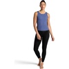 image:imageGaiam Womens Rib Mix HighRise 78 Legging Slim Fit 25 Inseam Stretch Midweight Performance MaterialBlack Tap Shoe