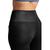image:imageGaiam Womens Rib Mix HighRise 78 Legging Slim Fit 25 Inseam Stretch Midweight Performance MaterialBlack Tap Shoe