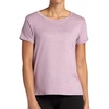 image:imageGaiam Womens Align Marled TShirt Relaxed Fit Stretch Midweight Heathered Material HighLow HemSea Fog Heather