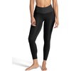 image:imageGaiam Womens Rib Mix HighRise 78 Legging Slim Fit 25 Inseam Stretch Midweight Performance MaterialBlack Tap Shoe
