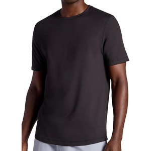 image:imageGaiam Mens Breathe Ease Short Sleeve Crewneck Top Standard Fit Stretch Heavyweight Performance MaterialBlack