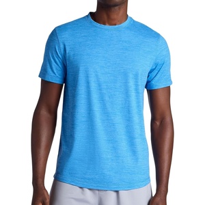 image:imageGaiam Mens Breathe Ease Short Sleeve Crewneck Top Standard Fit Stretch Heavyweight Performance MaterialCampanula Heather