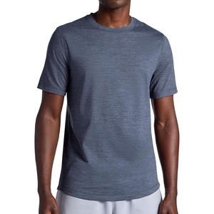 image:imageGaiam Mens Breathe Ease Short Sleeve Crewneck Top Standard Fit Stretch Heavyweight Performance MaterialCool Grey Heather
