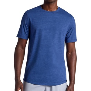 image:imageGaiam Mens Breathe Ease Short Sleeve Crewneck Top Standard Fit Stretch Heavyweight Performance MaterialMedieval Blue Heather