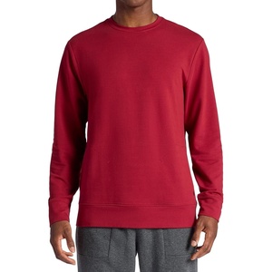 image:imageGaiam mens Namaste Crewneck Top Relaxed Fit Stretch Heavyweight Terry MaterialBiking Red