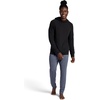 image:imageGaiam Mens Namaste Cowl Neck Hoodie Standard Fit Stretch Midweight Terry MaterialBlack