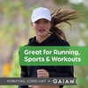 image:imageGaiam Ponytail Hat for Women Breathable Mesh Running Hat Workout Cap with Moisture Wicking SweatbandAdjustable Baseball CapBlack