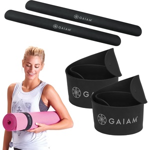 image:imageGaiam Yoga Mat Strap Slap Band  Keeps Your Mat Tightly Rolled and Secure with One Snap  Strong Clasp for Yoga Mat Storage and Travel  Fits Most Size Mats 20 L x 15 W