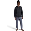 image:imageGaiam Mens Zen Flex Pullover Hoodie Standard Fit Stretch Midweight Terry MaterialBlack