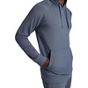 image:imageGaiam Mens Zen Flex Pullover Hoodie Standard Fit Stretch Midweight Terry MaterialCool Grey Heather