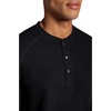 image:imageGaiam Mens Cozy amp Cool Henley Shirt Standard Fit Stretch Midweight Micro Waffle Jacquard MaterialBlack