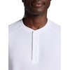 image:imageGaiam Mens Cozy amp Cool Henley Shirt Standard Fit Stretch Midweight Micro Waffle Jacquard MaterialStark White