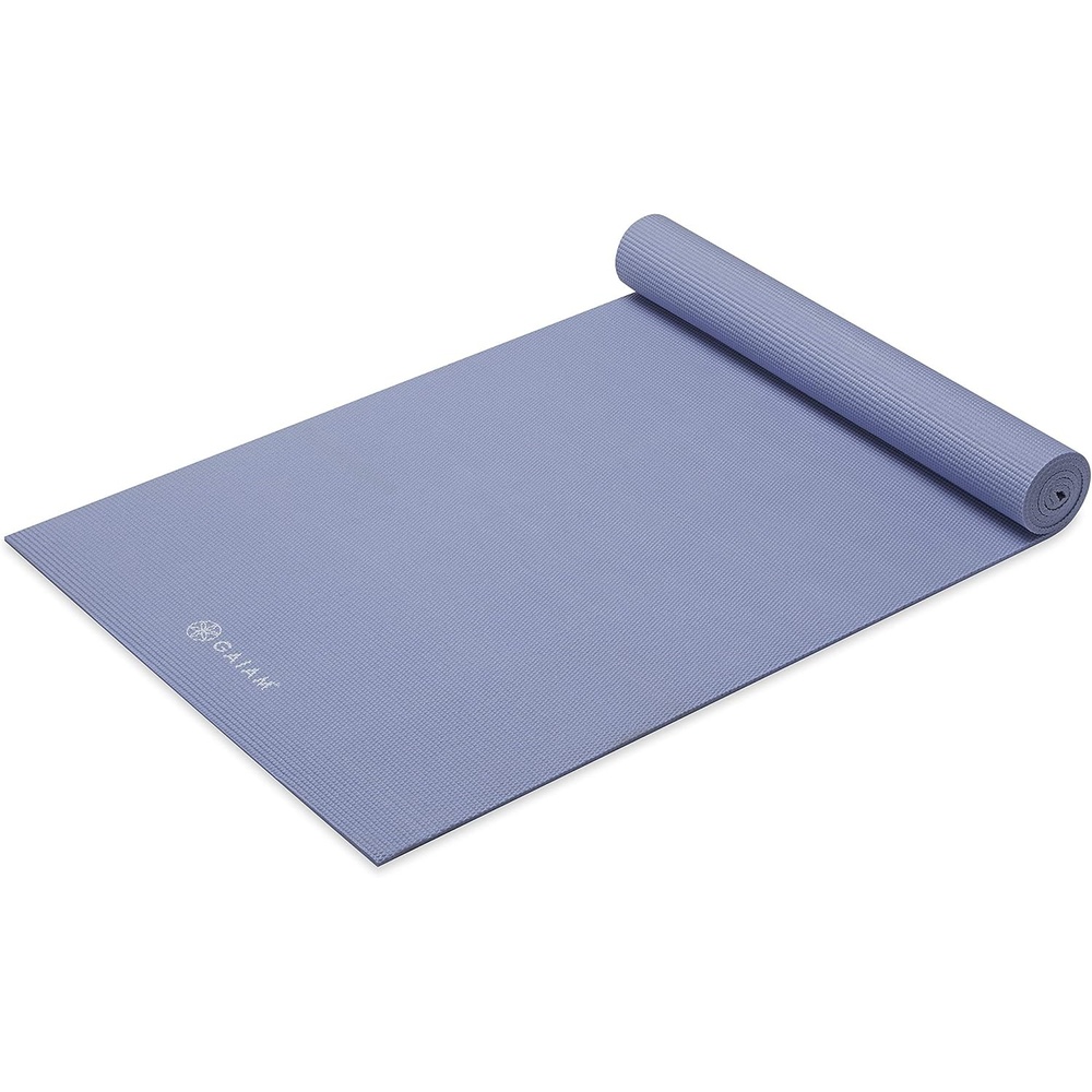 image:imageGaiam Yoga Mat  Premium 5mm Solid Thick Non Slip Exercise amp Fitness Mat for All Types of Yoga Pilates amp Floor Workouts 68 x 24 x 5mmChambray