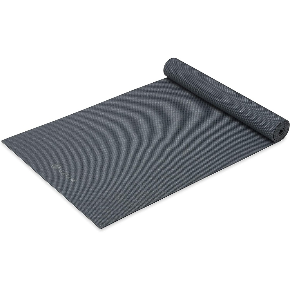 image:imageGaiam Yoga Mat  Premium 5mm Solid Thick Non Slip Exercise amp Fitness Mat for All Types of Yoga Pilates amp Floor Workouts 68 x 24 x 5mmFolkstone Grey