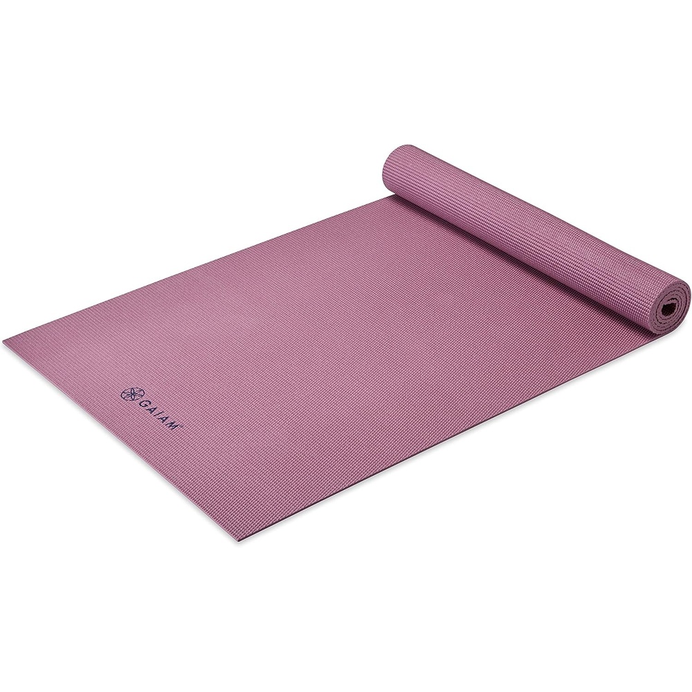 image:imageGaiam Yoga Mat  Premium 5mm Solid Thick Non Slip Exercise amp Fitness Mat for All Types of Yoga Pilates amp Floor Workouts 68 x 24 x 5mmRosy Pink