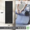 image:imageGaiam Yoga Mat  Premium 5mm Solid Thick Non Slip Exercise amp Fitness Mat for All Types of Yoga Pilates amp Floor Workouts 68 x 24 x 5mmBlack