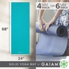 image:imageGaiam Yoga Mat  Premium 5mm Solid Thick Non Slip Exercise amp Fitness Mat for All Types of Yoga Pilates amp Floor Workouts 68 x 24 x 5mmLight Blue