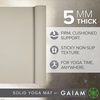 image:imageGaiam Yoga Mat  Premium 5mm Solid Thick Non Slip Exercise amp Fitness Mat for All Types of Yoga Pilates amp Floor Workouts 68 x 24 x 5mmSandstone